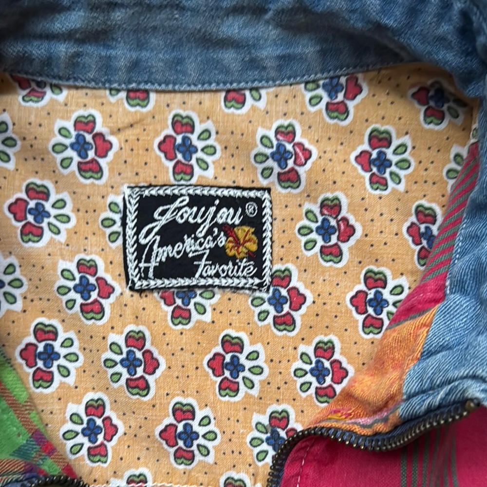 Jou Jou Multicolor Patchwork Jacket - image 4